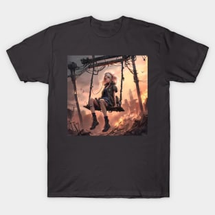 Dark Barbie on a swing T-Shirt